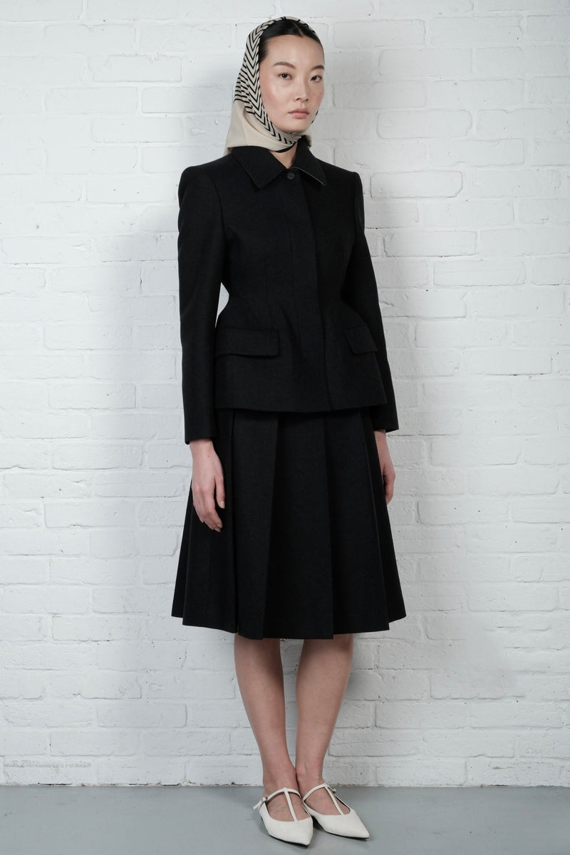 Wool pleated skirt - AFTERHOURS