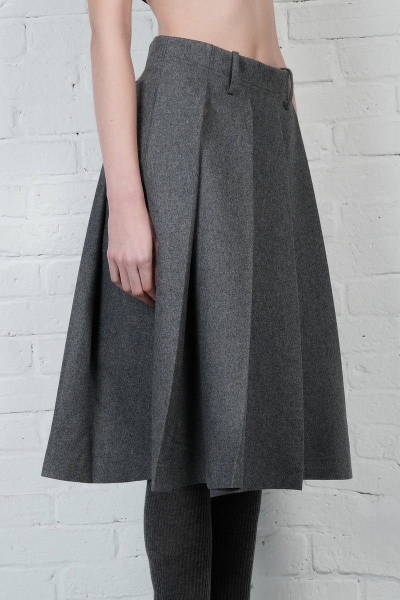 Wool pleated skirt - AFTERHOURS