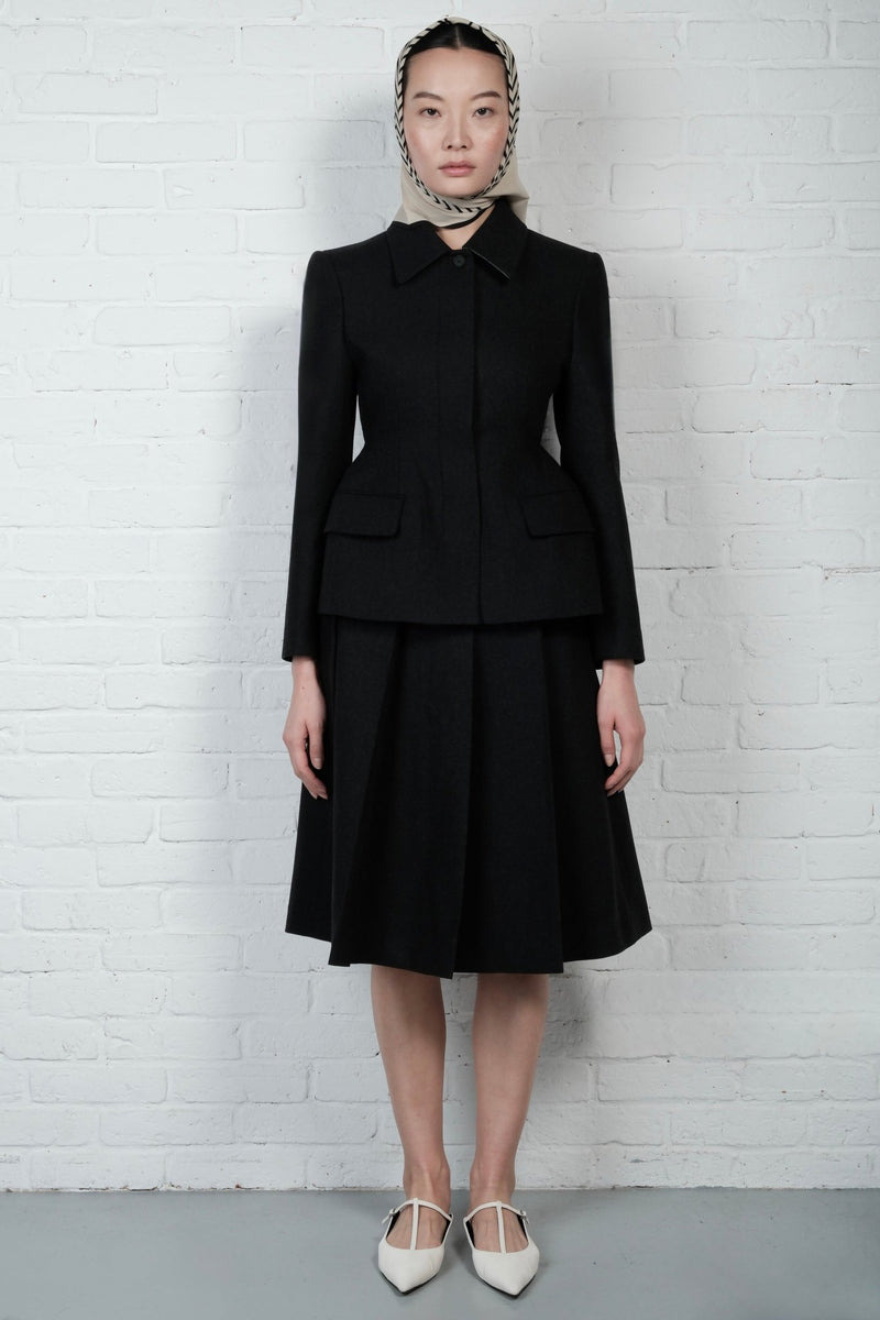 Wool pleated skirt - AFTERHOURS