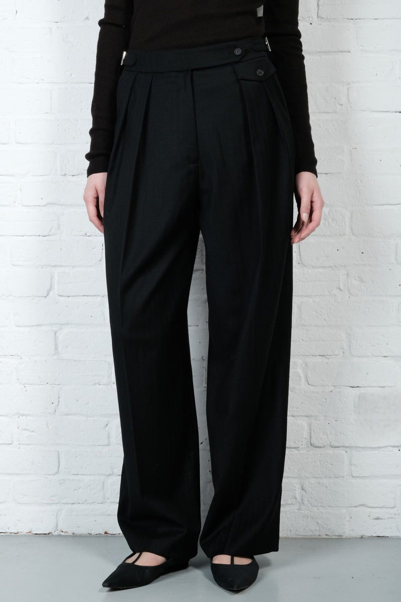 Wool Tailored Trousers - AFTERHOURS