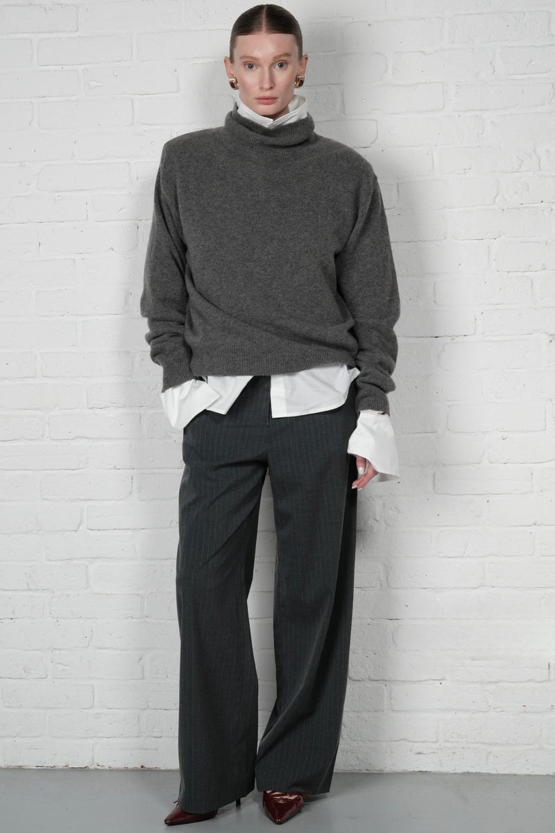 Wool Turtleneck Sweater - AFTERHOURS